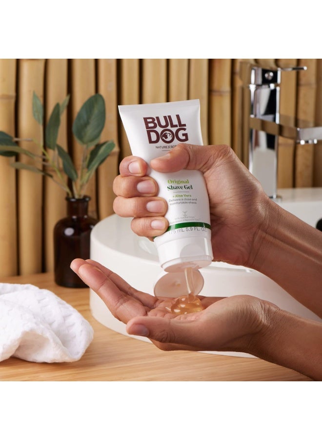 Bulldog Mens Skincare and Grooming Original Shave Gel, 5.9 Fl Oz. - Image 3