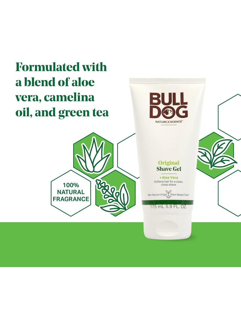 Bulldog Mens Skincare and Grooming Original Shave Gel, 5.9 Fl Oz. - Image 5
