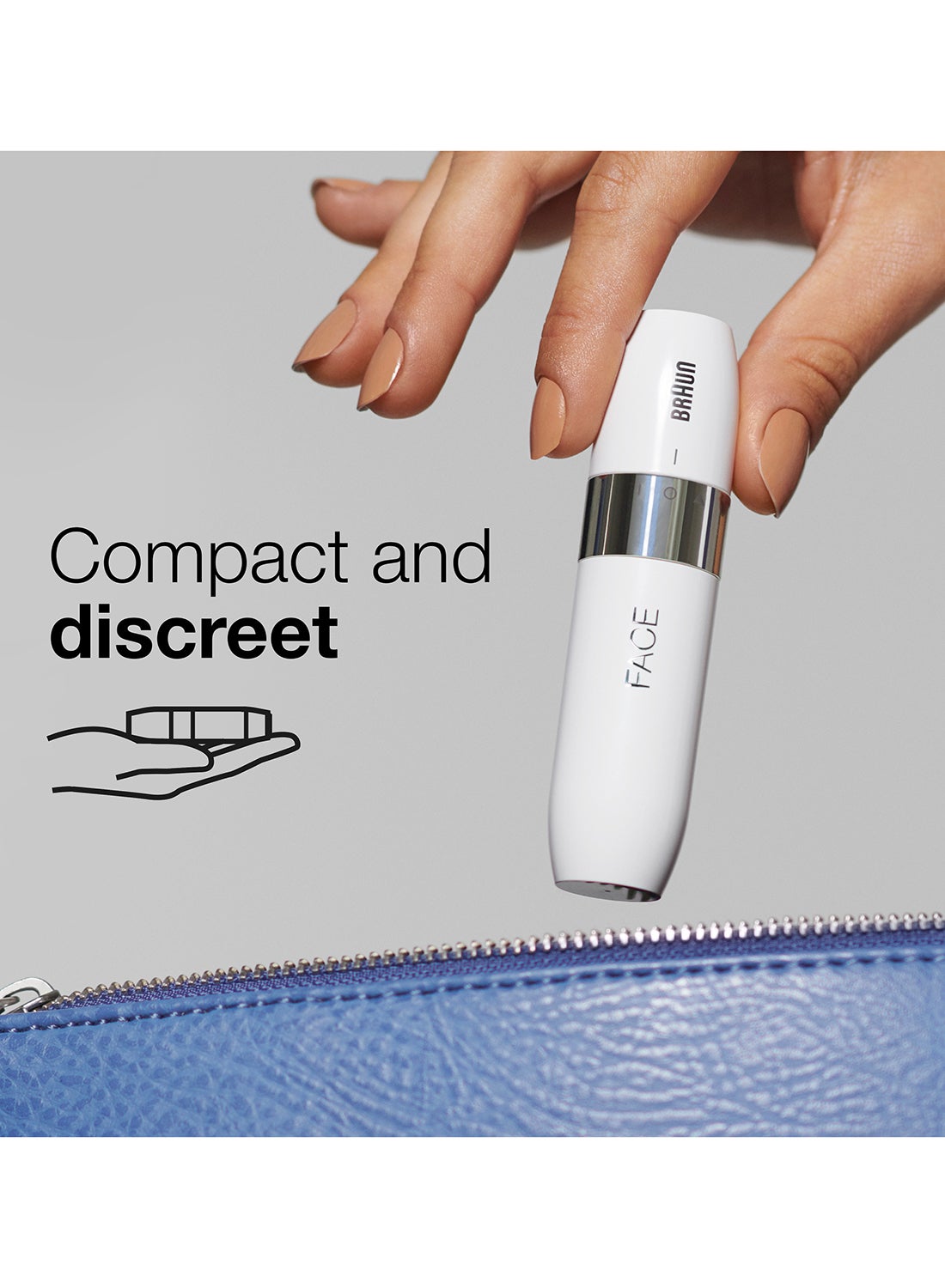 Braun Fs1000 Face Mini Hair Remover - White
