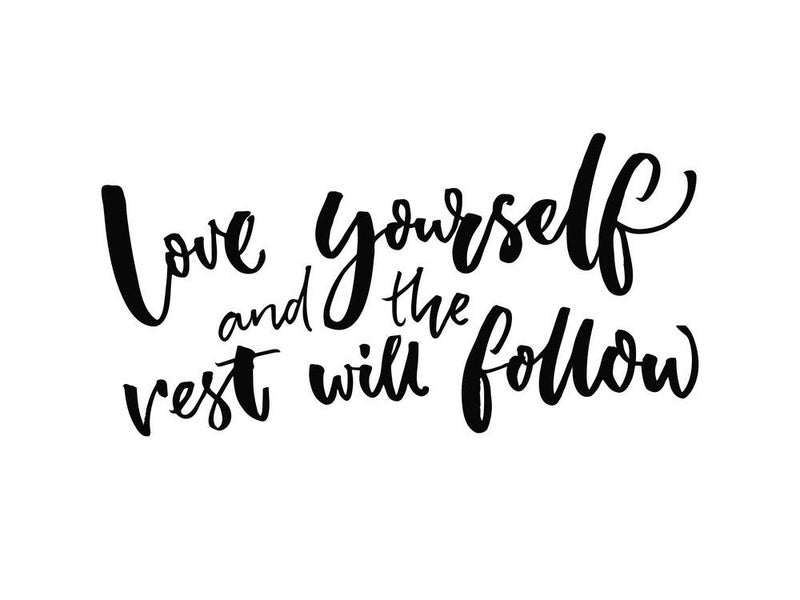 5 Ace Love Yourself New Wall Sticker Poster|Size:12x18 inch|Multicolor - Image 1