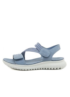 SIKETU Summer Women Light Comfortable Elastic Sandals Blue  - Image 2