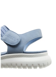 SIKETU Summer Women Light Comfortable Elastic Sandals Blue  - Image 3