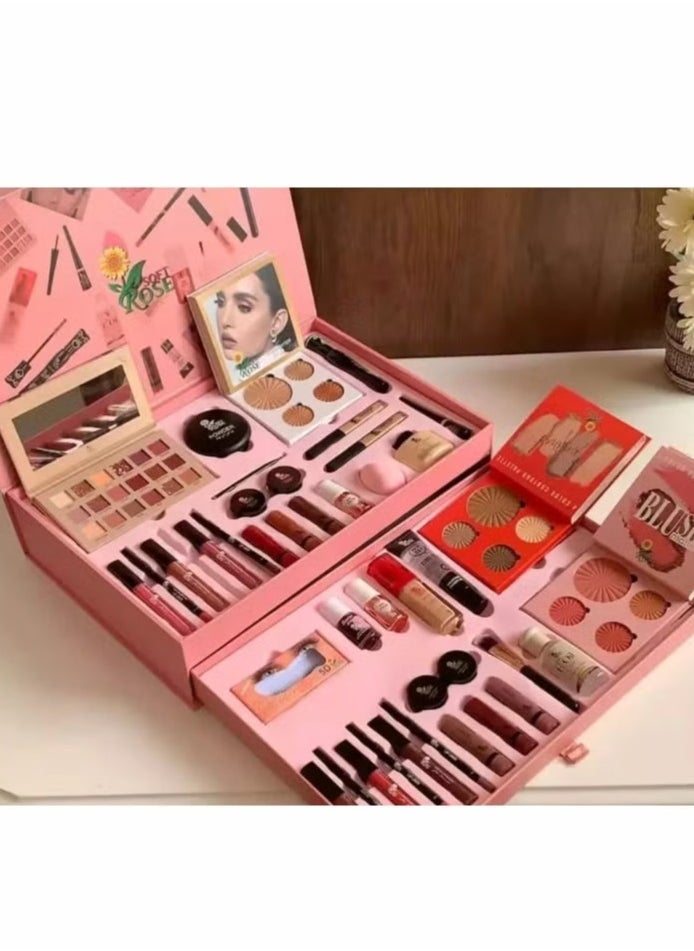 soft rose - Soft Rose Make Up Box All Cosmetics Products In One Box - Image 1