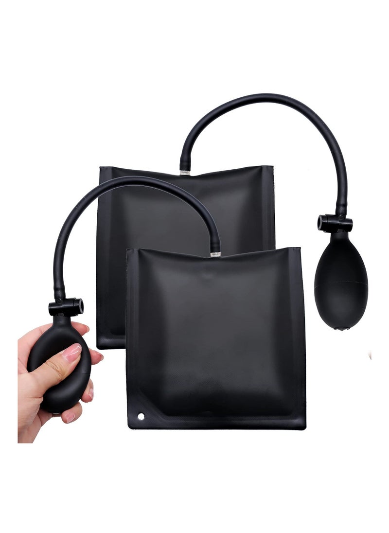 Air Wedge Pump Wedge Up Bag, Inflatable Shim, Alignment Tool Air Pumps, for Door Window Installation, Auto Repair Air Wedge Pump Bag, Install Shim Wedge (2 Pcs) - Image 1