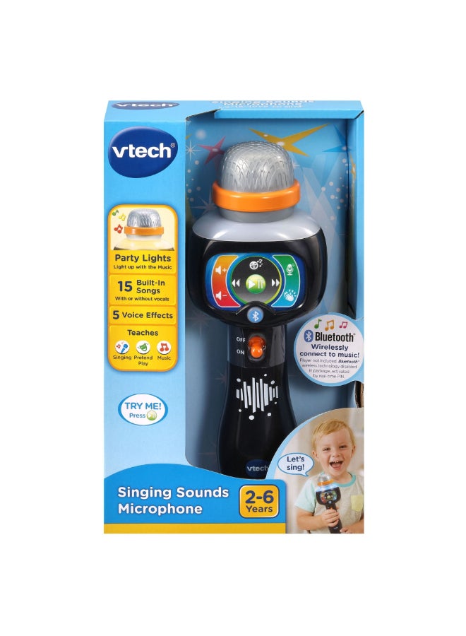 vtech SINGING SOUNDS MICROPHONE Multicolour  | 15 built-in sing-along songs on the Singing Sounds Microphone | Suitable ages 2 + up - Image 5