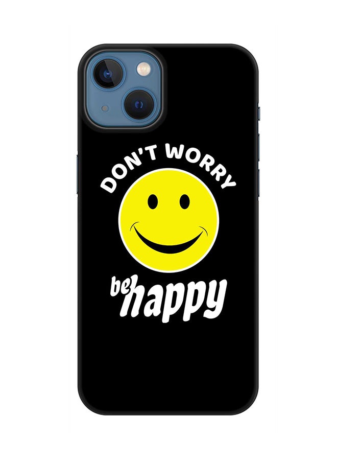 Stylizedd Case for iPhone 15 Slim Snap Classic Series Mobile Cover Hard PC Shield Matte Finish Phone CasePrint - Don't worry be happy - Image 1