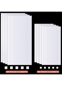 Zonon 3200 Pieces Foam Squares Double Sided Foam Tape For Crafts 2 Sizes Adhesive Craft Foam Dots Sheet 0.24 Inch And 0.4 Inch 16 Sheets In Total  - Image 3