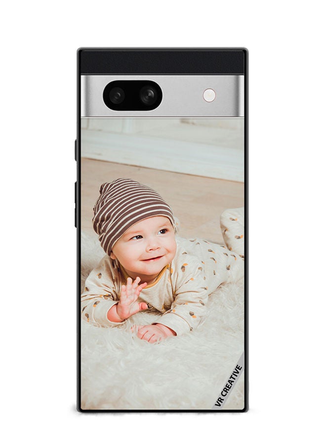 VR CREATIVE Protective Case Cover For Google Pixel 7a Hii Baby Design Multicolour - Image 1