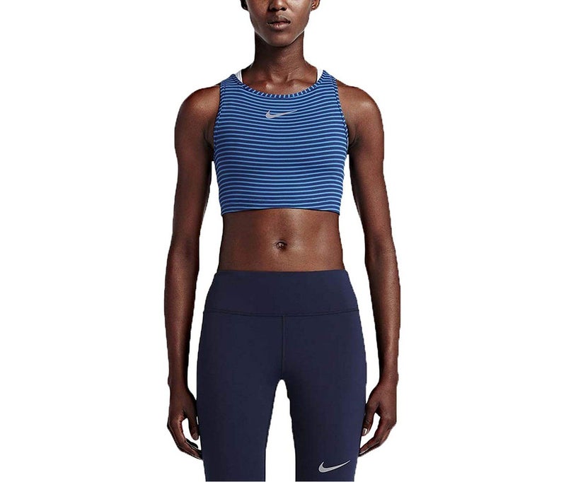 Nike Womens Power Running Tank, Blue - Image 1