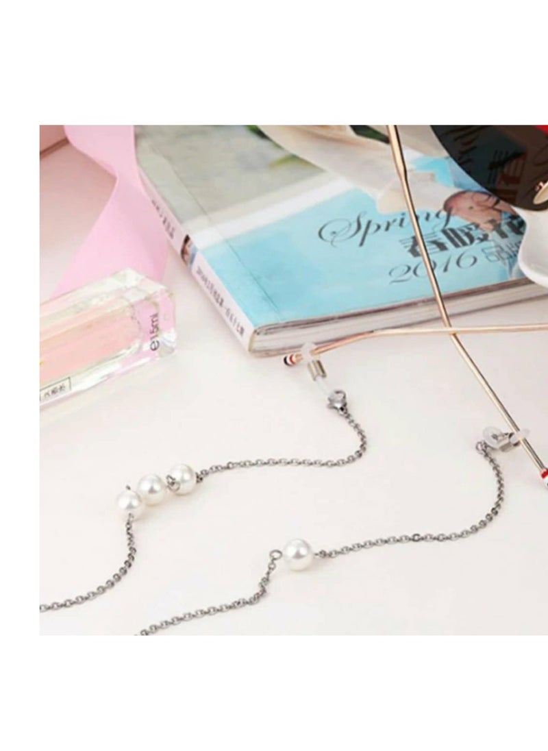 A Beautiful Women Eyeglasses  Chain Of Off White Pearls -silver Chain - pzsku/ZC487D35F432C4B5F5839Z/45/_/1733704694/c765a254-7391-434c-84d4-d4a8ab0ab04e