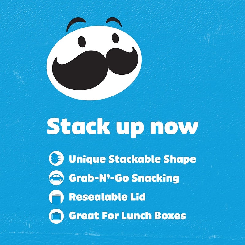 Pringles رقائق البطاطس بنكهة الملح والخل من برينجلز - 2 علبة - Image 3