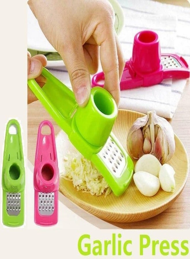 WinldMonmo Red Hand Garlic Grinder-Small Hand Grinder for Garlic, 2024 New Hand Press Garlic Chopper, Hand Pepper Grinder, Garlic Press Hand Specialty Tools Kitchen and Dining, 1 - Image 2