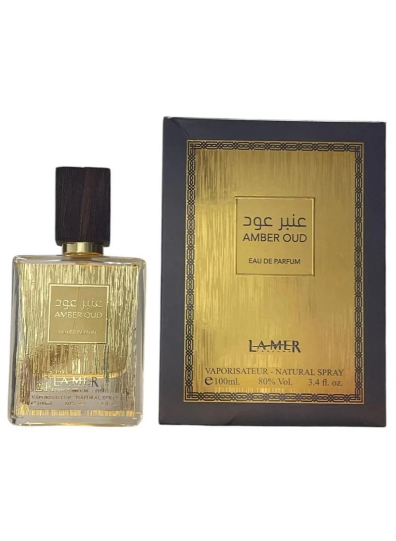 عطر عنبر عود 100مل  من لامير