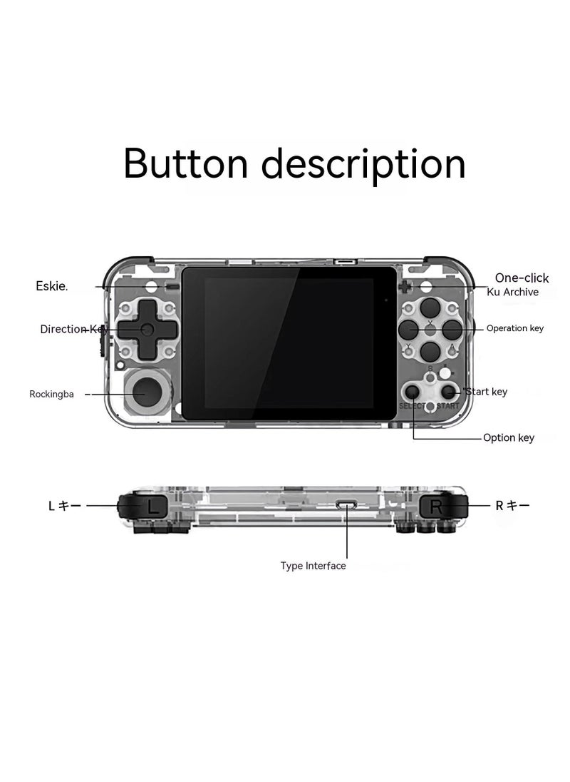 Generic - Portable Gaming Console with Open Source Linux, Vibration Feature, 1100 Games, 16GB Storage, Multi,Simulator Support - Image 1