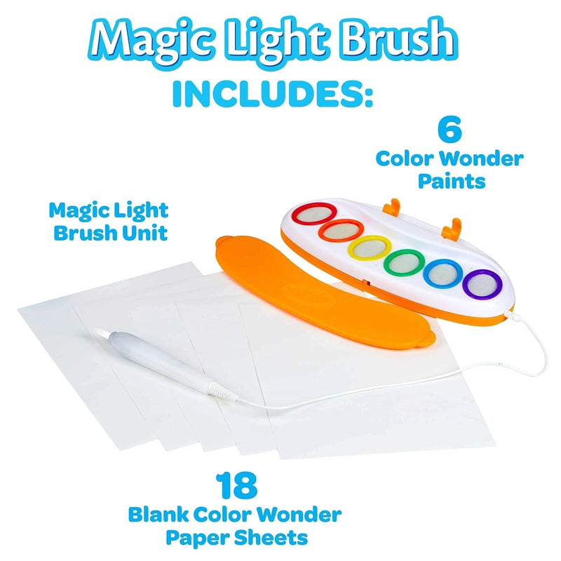 Crayola Color Wonder Magic Light Brush, Mess Free Painting Station for Kids, Toddler Toys & Activities, Holiday & Christmas Gifts for Kids, Ages 3+ - Image 5