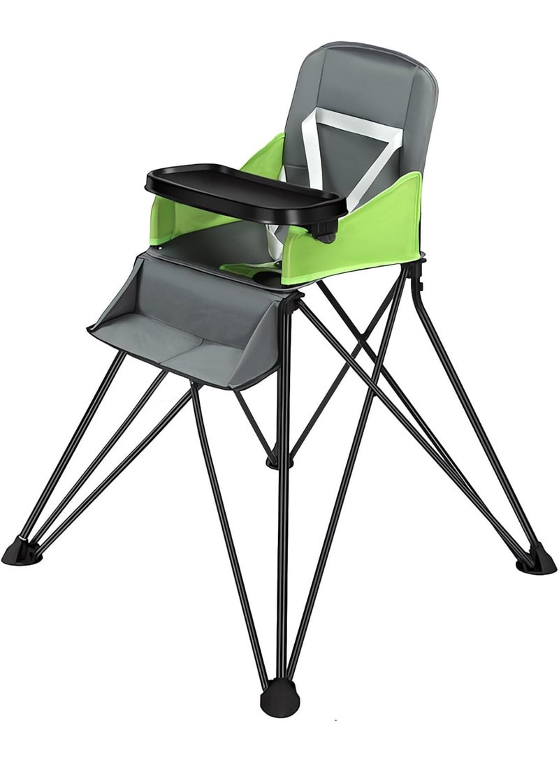 HI-FINE High chair baby feeding,Baby High Chair,baby chair for eating with Removable Tray,3-in-1 High Chairs Folding chair For Babies,Toddlers,Infants - Image 2