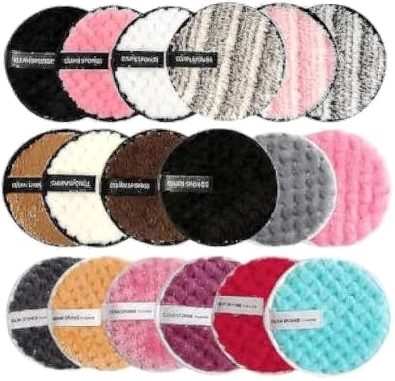 2Pcs Powder Puff Makeup Powder Puff Soft Powder Puffs Sponge Reusable Makeup for Loose Powder Body Eyes Cosmetic Foundation Wet Dry Makeup Multi color - Image 1