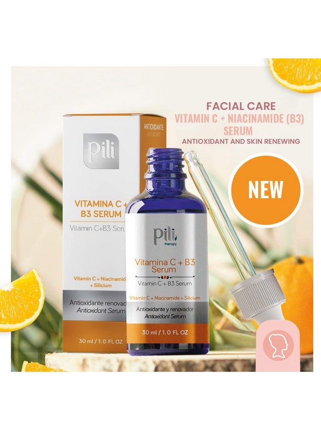 Pili Vitamin C Serum Plus Niacinamide And Organic Silicium. For All Skin Types Even Oily Or Acneprone Skins. 1 Oz. - Image 2
