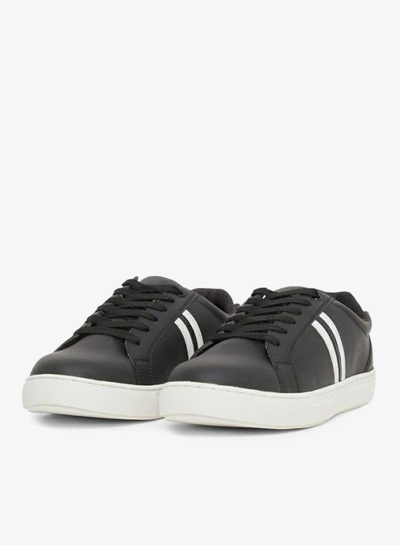 Styli Active Twin Stripe Lace Up Court Sneakers - Image 2