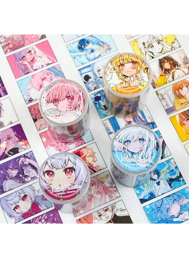 Dimensional Adventure Four Styles Anime Creative Tape For DIY Scrapbooking - Image 1