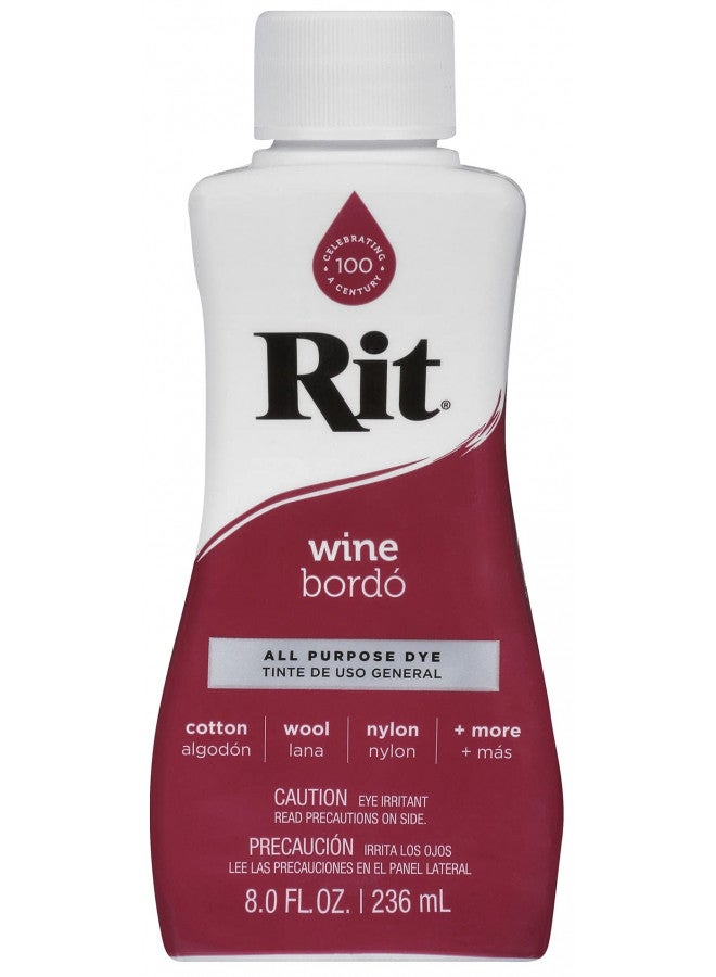 RIT صبغة سائلة متعددة الاستخدامات، نبيذ 8 أونصة سائلة - Image 1