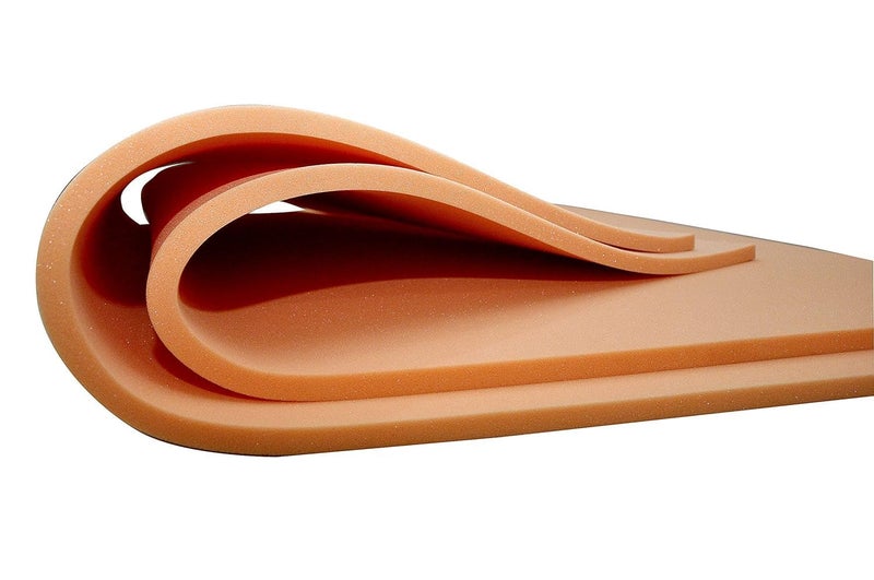 RAJCHAIR Orange Sofa Rubber Foam Sheet 2 Inch Thickness 32 Density 72x36 Inch Size HighDensity Upholstery Cushioning for Comfort and Durability