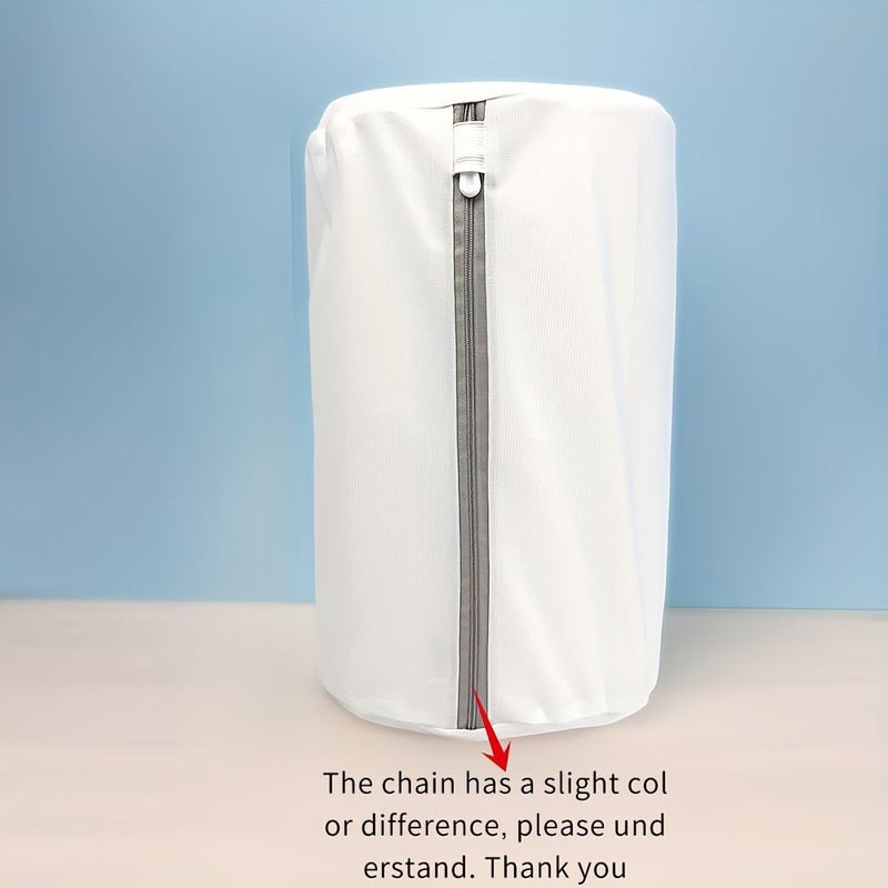 Reusable Heavy Duty Cylinder Laundry Bag for Shoes Clothes Delicates - Image 2