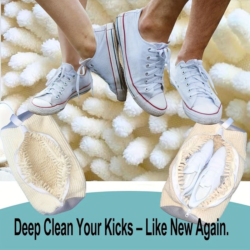 Reusable Heavy Duty Cylinder Laundry Bag for Shoes Clothes Delicates - Image 4