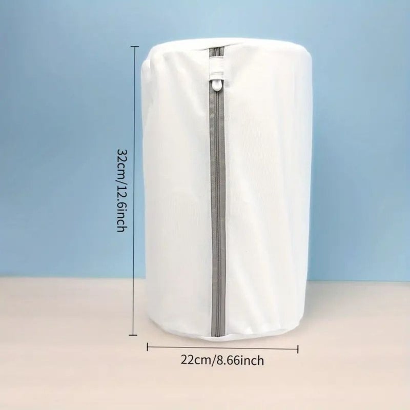 Reusable Heavy Duty Cylinder Laundry Bag for Shoes Clothes Delicates - Image 5