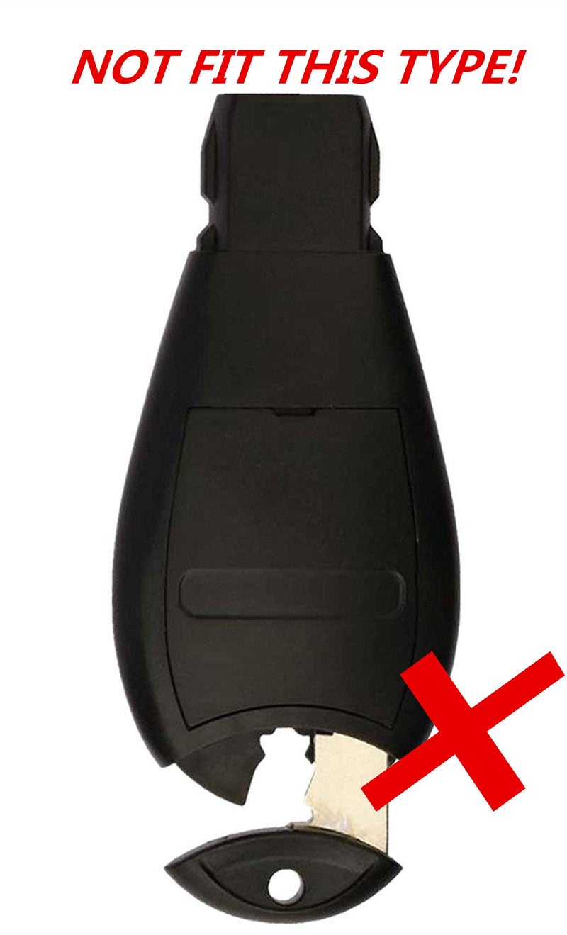KAWIHEN Key Fob Skin Replacement for 2008-2015 Town and Country 2008-2019 Dodge Grand Caravan IYZ-C01C M3N5WY783X 56046708AB - Image 4