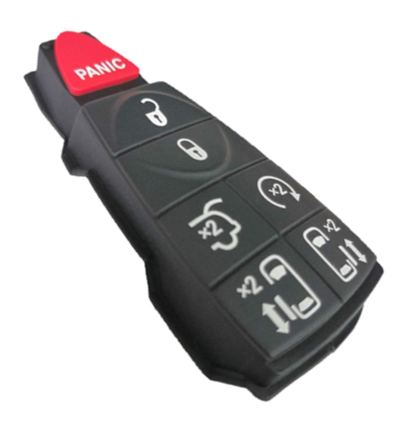 KAWIHEN Key Fob Skin Replacement for 2008-2015 Town and Country 2008-2019 Dodge Grand Caravan IYZ-C01C M3N5WY783X 56046708AB - Image 1
