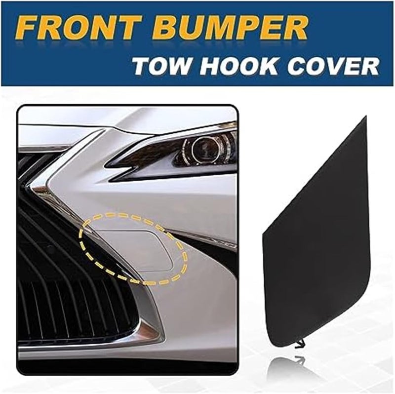 QASULER Tow Hook Eye Cover for Lexus - Image 3
