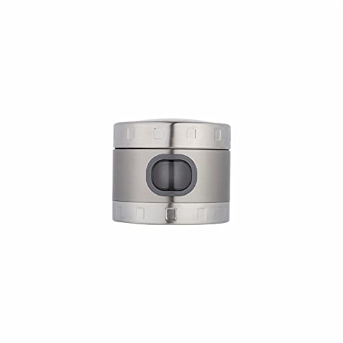 DUBBLIN Stainless Steel Storage jar container Fresher screw lid transparent visible window food safe steel Storage container 500 ml, 1 Piece, Silver - Image 1