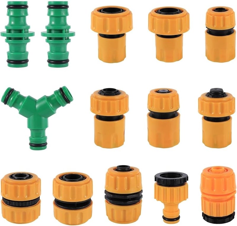 Hose Quick Connect Fittings 20PCS For 12 16 25mm Hoses Garden Irrigation Accessories Color 4201 - Image 2