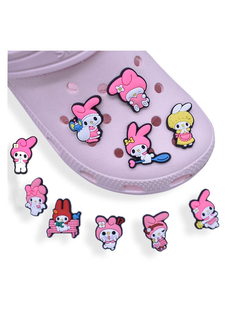 Excefore 42PCS Lovely Croc Charms for Girls Adults, Kawaii Shoe Charms for Croc Clogs Sandals Decoration,Shoe Charms for Wristband Bracelets, Sandals Decoration Accessories - Image 2