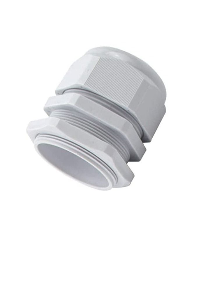 Armoured Cable Gland Kit for Outdoor Sockets and Junction Boxes & Industrial Use with Lock Nut PVC Shroud and Earth Tag (32L, CW) - Image 3
