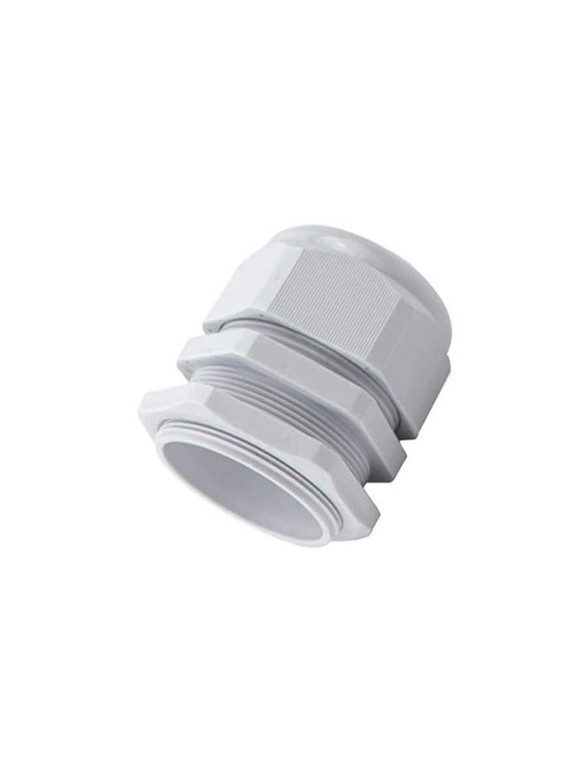 Armoured Cable Gland Kit for Outdoor Sockets and Junction Boxes & Industrial Use with Lock Nut PVC Shroud and Earth Tag (32L, CW) - Image 2