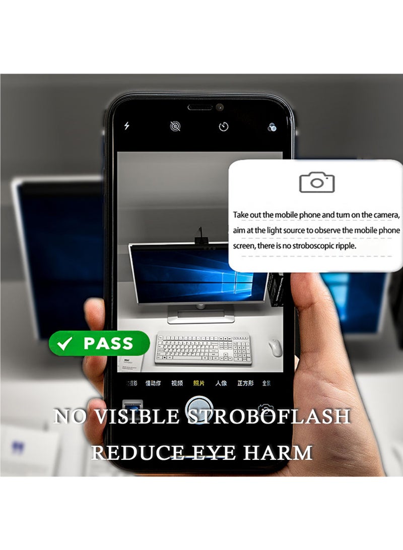 LED Computer Monitor Light Bar – Adjustable Brightness  Temperature, Anti-Glare Screen Lighting with Blue Light Filter for Eye Care, Long Hours Use (Compatible with All Monitors  Laptops) - Image 4