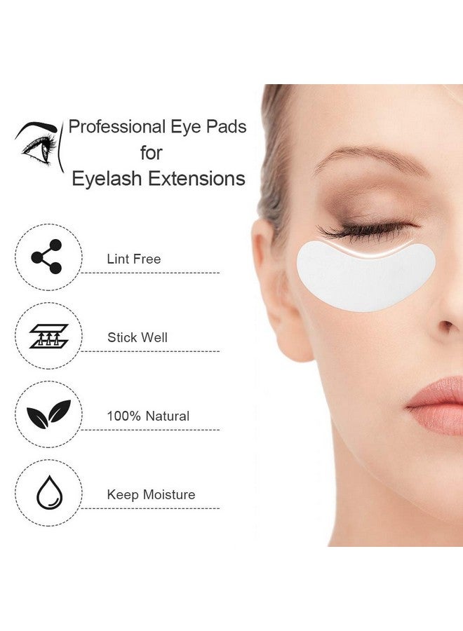 Ocim 100 Pairs Under Eye Pads, Eyelash Extension 100% Natural Hydrogel Patch Lash Gel Pad For Extensions Supplies, Beauty Makeup Mask Kit - Image 1
