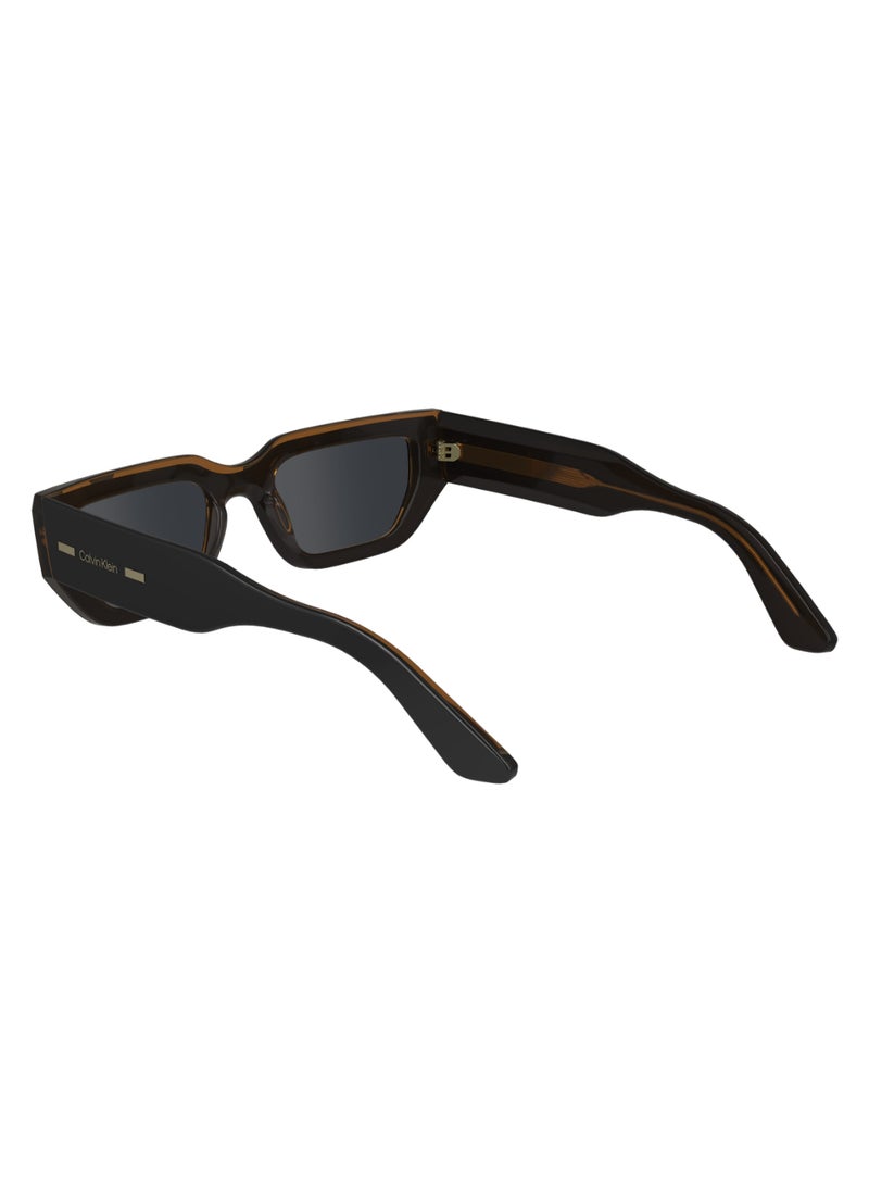 CALVIN KLEIN FULL RIM ACETATE MODIFIED RECTANGLE CALVIN KLEIN SUN CK24500S  5119 (002) BLACK/CHARCOAL  - Image 5