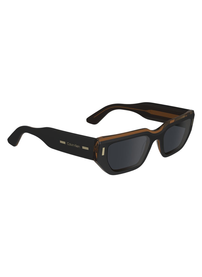 CALVIN KLEIN FULL RIM ACETATE MODIFIED RECTANGLE CALVIN KLEIN SUN CK24500S  5119 (002) BLACK/CHARCOAL  - Image 3