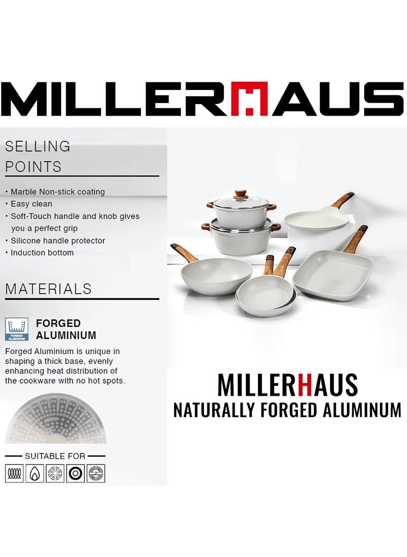 MILLERHAUS - Millerhaus Natural Frypan 30cm Forged Aluminium - Image 1
