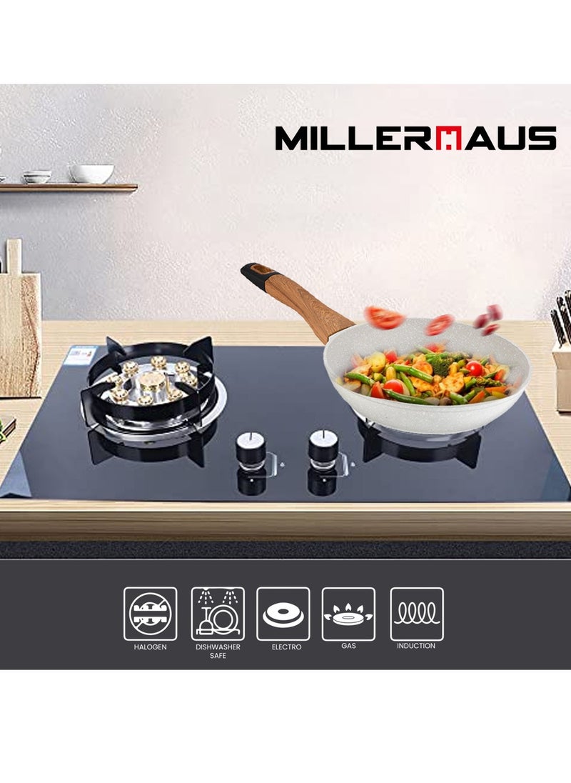 MILLERHAUS - Millerhaus Natural Frypan 30cm Forged Aluminium - Image 1