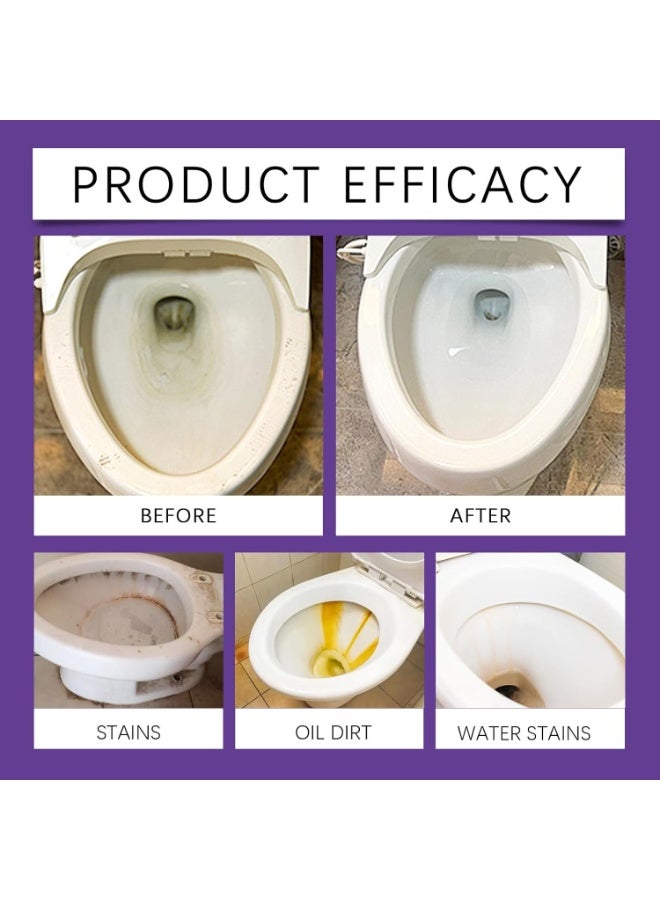 Jakehoe Toilet Cleaner Foam, Insta-Action Touch-Free Limescale Remover, Powerful Deep Cleaning Foam for Sparkling Clean Toilet, Safe for Plumbing, Refreshing Scent - Image 3