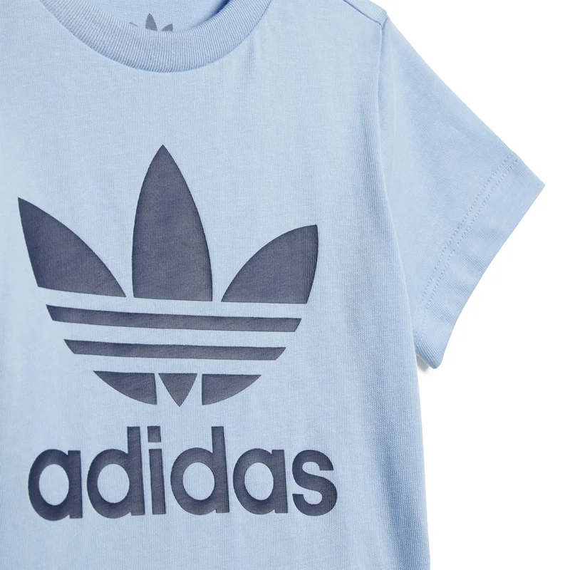 adidas SHORT TEE SET Blue Originals Kids SUITS