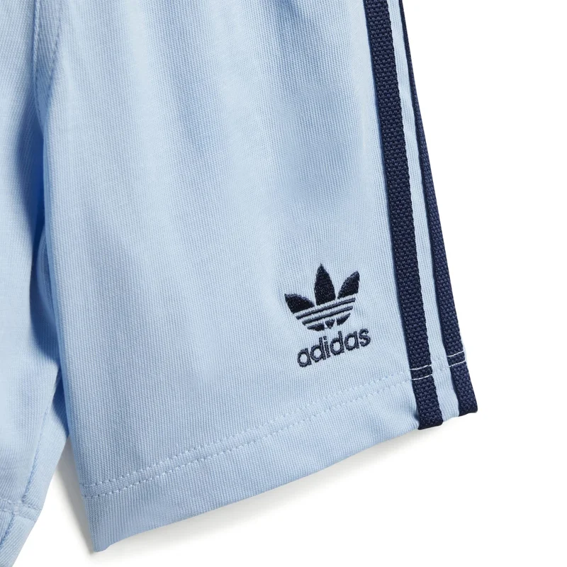 adidas SHORT TEE SET Blue Originals Kids SUITS
