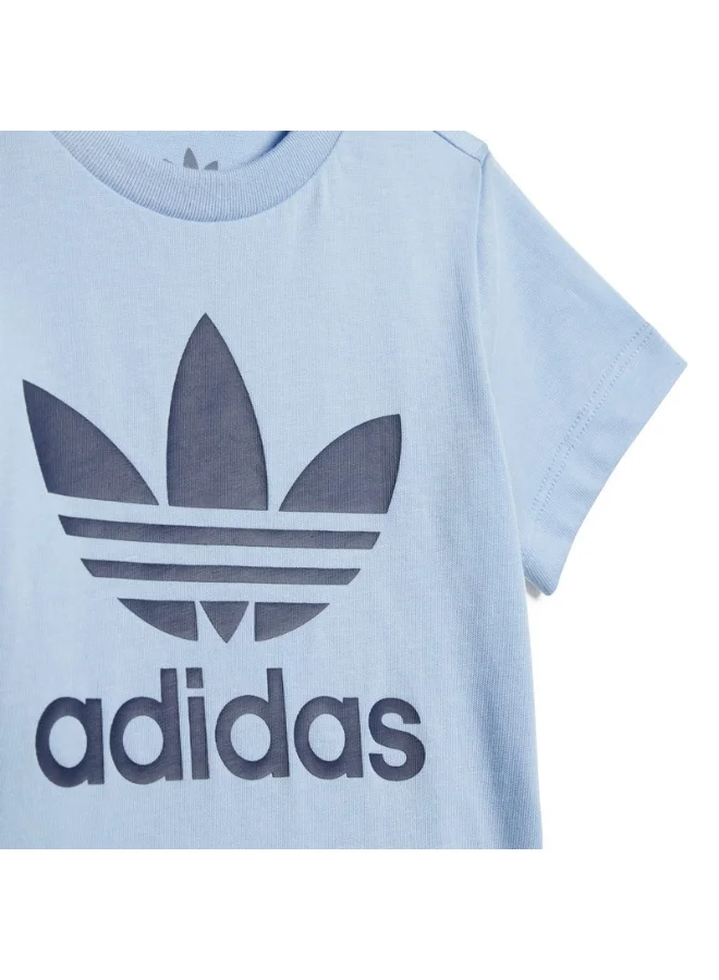 adidas SHORT TEE SET Blue Originals Kids SUITS