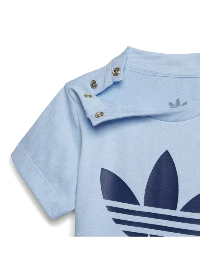 adidas SHORT TEE SET Blue Originals Kids SUITS