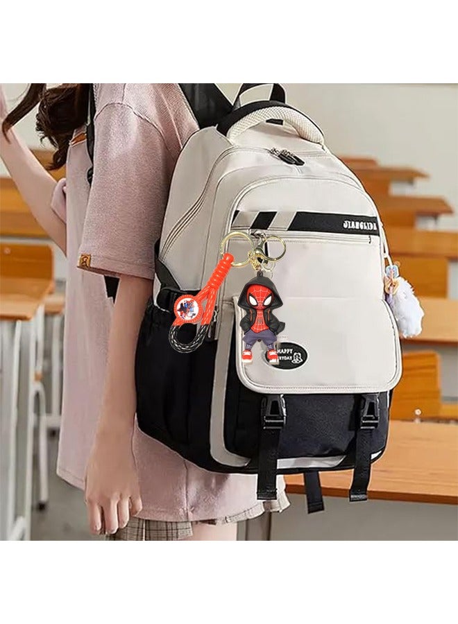 سلاسل مفاتيح كرتونية للبنات والأولاد، إكسسوارات مفاتيح معلقة، حلقات مفاتيح كاواي لطيفة، محفظة ظهر، سلسلة مفاتيح معصم، حلية سيارة. - Image 5