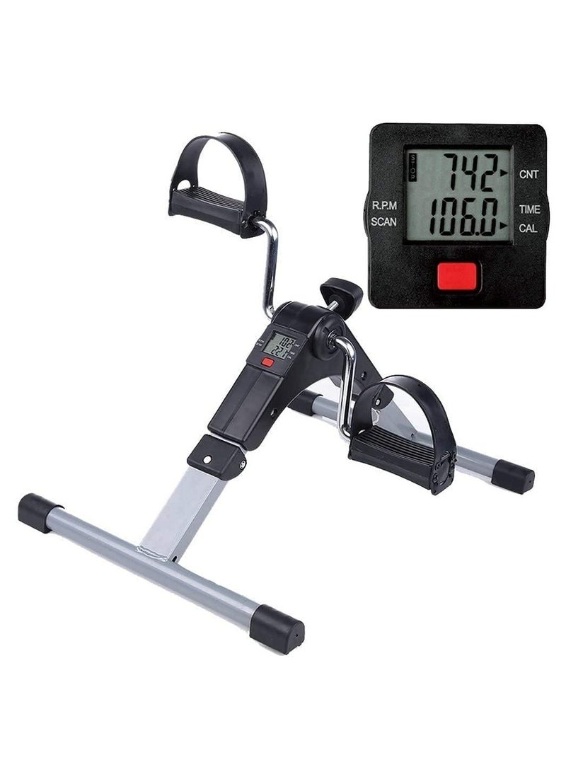 DubaiGallery Portable Pedal Exerciser Best Arm Leg Exercise Peddler Machine Mini Spinning bike LED Screen Display Cycle Leg Machine - Image 1